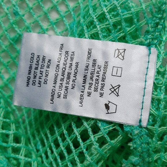 NWOT Nina Leonard Green Boxy Mesh Top 2X - Picture 9 of 12